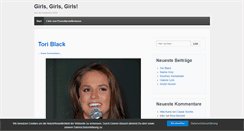 Desktop Screenshot of galerie-girls.de